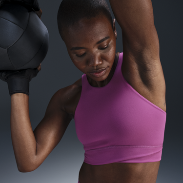 Сутиен Nike Twist Light Support Sports Bra Лилаво | FV6500-518, 0