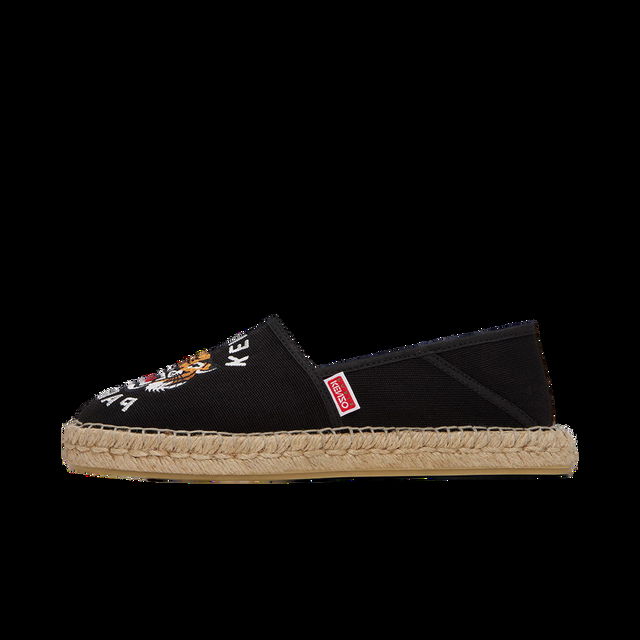 Paris Embroidered Espadrilles "Black"