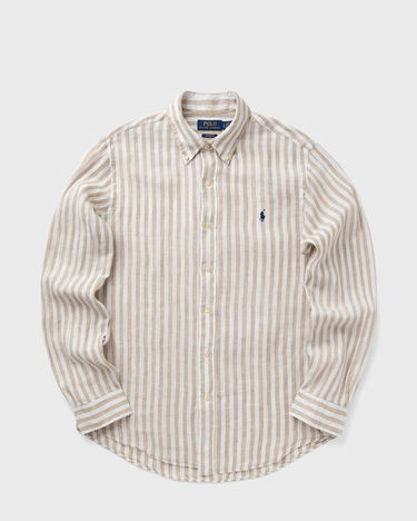 Риза Polo by Ralph Lauren Polo Ralph Lauren Striped Linen Sport Shirt Бежово | 710969636002, 1