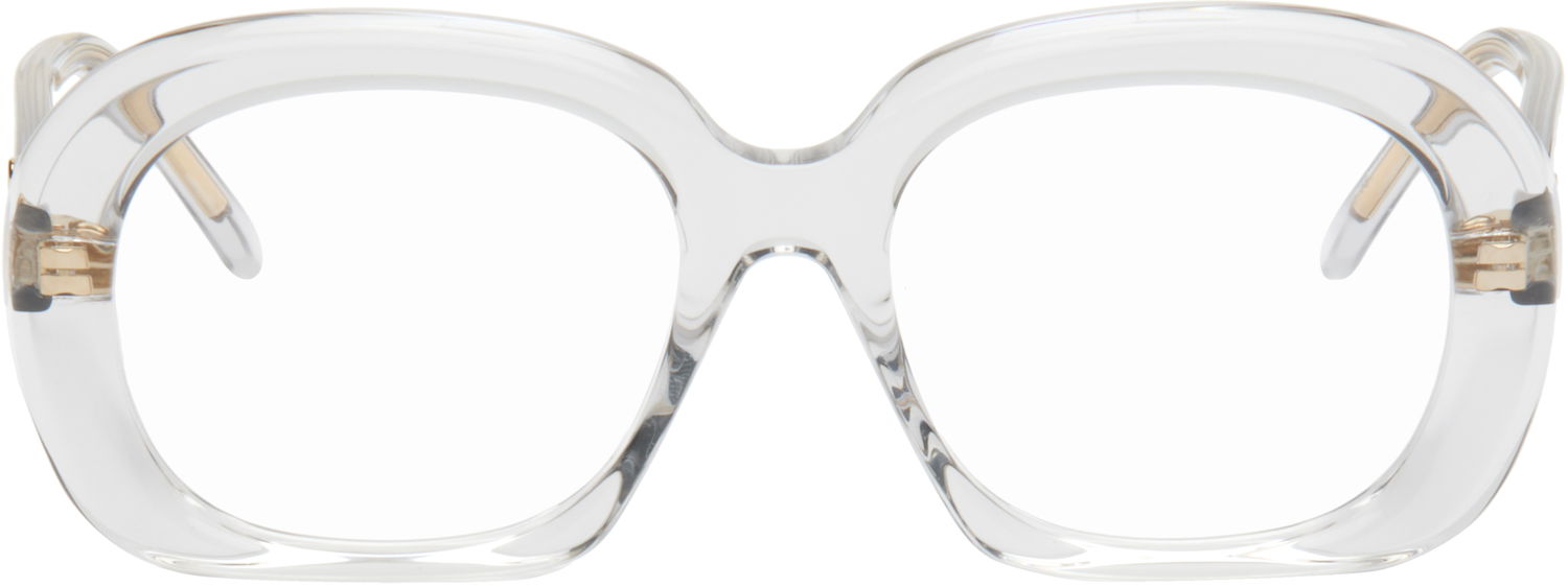 Слънчеви очила Loewe Curvy Transparent Glasses Сиво | LW50056I@52020 192337138546, 0