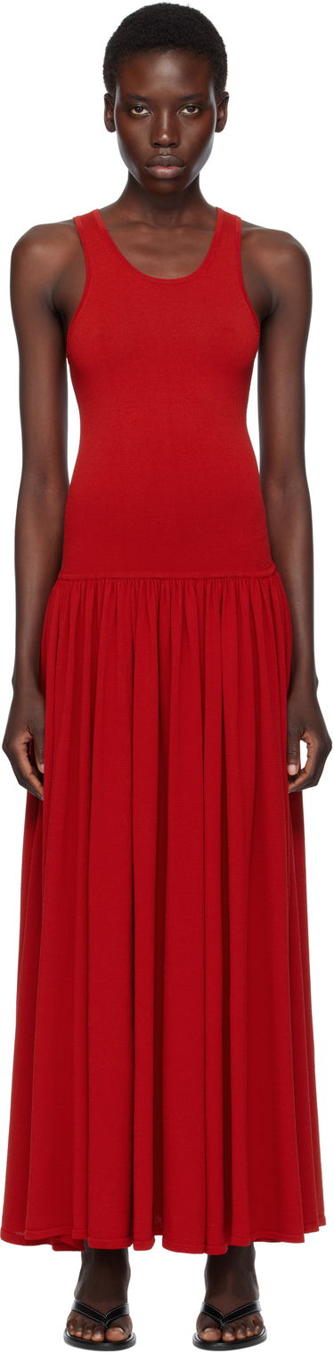 Pокля Loulou de Saison Loulou de Saison Jada Maxi Dress Червено | JADA, 0