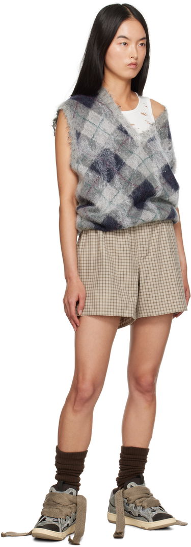 Боксерки ERL Plaid Boxers Бежово | ERL09UW10, 4