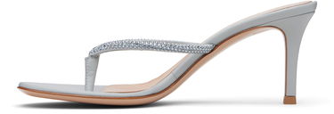 Кецове и обувки Gianvito Rossi Gianvito Rossi India Thong 70 Heeled Sandals Сиво | G13270-70RIC-XCN, 2