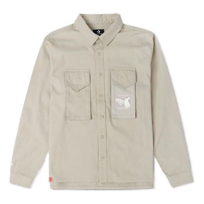 Риза Converse Woven Shirt Бежово | 10025506-A02