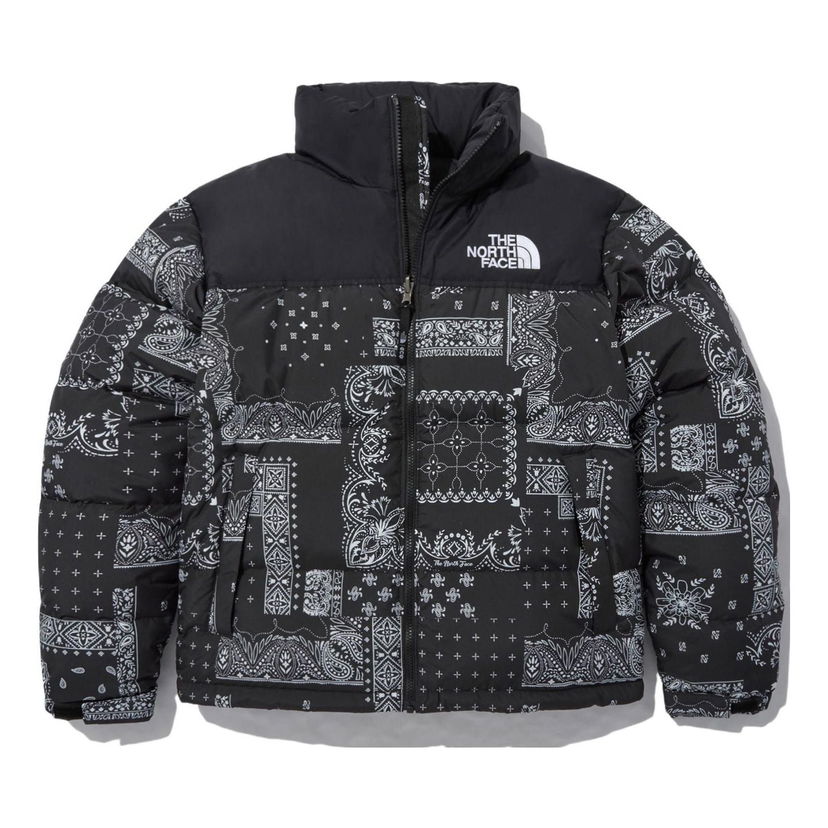 Пухо яке The North Face 1996 Patterned Puffer Jacket Черно | NJ1DN76F