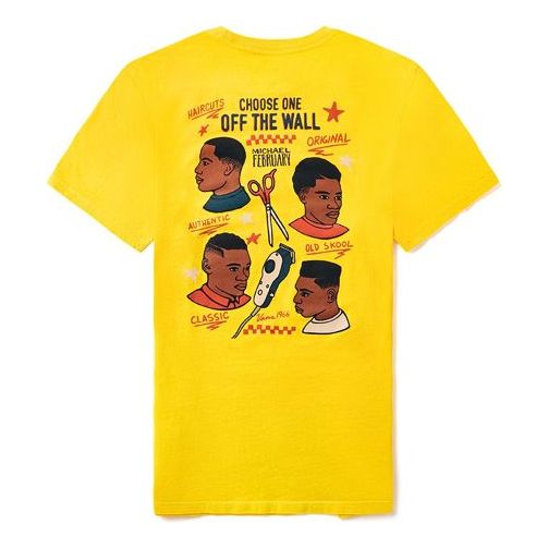 Тениска Vans Vans Michael February Off The Wall T-Shirt Жълто | VN0A4RP785W, 0