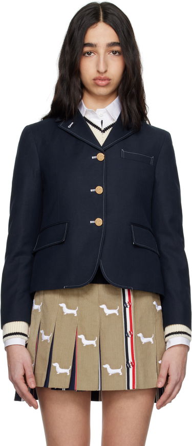 Яке Thom Browne Thom Browne High Break Sportcoat Blazer Тъмно синьо | FBC929H-F0829, 0