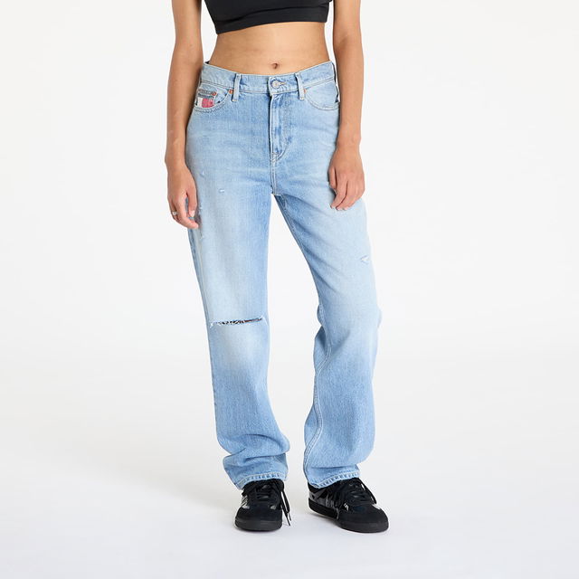 Izzie Hgh Slim Straight Jeans Denim