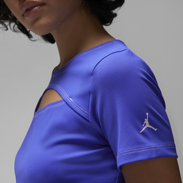 Тениска Jordan Sport Keyhole T-Shirt Лилаво | DX0464-430, 4