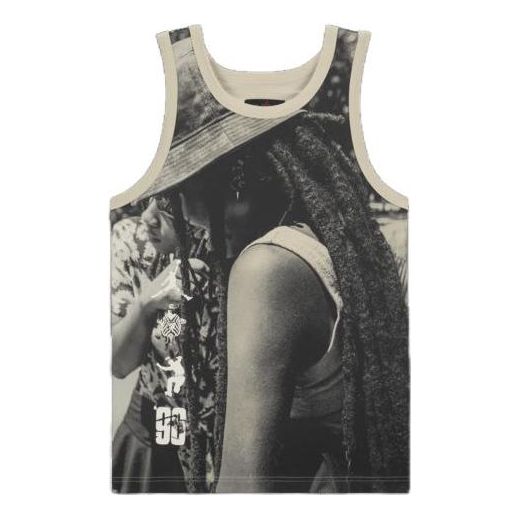 Потник Jordan Jordan Union Graphic Print Tank Top Бежово | FD4241-206