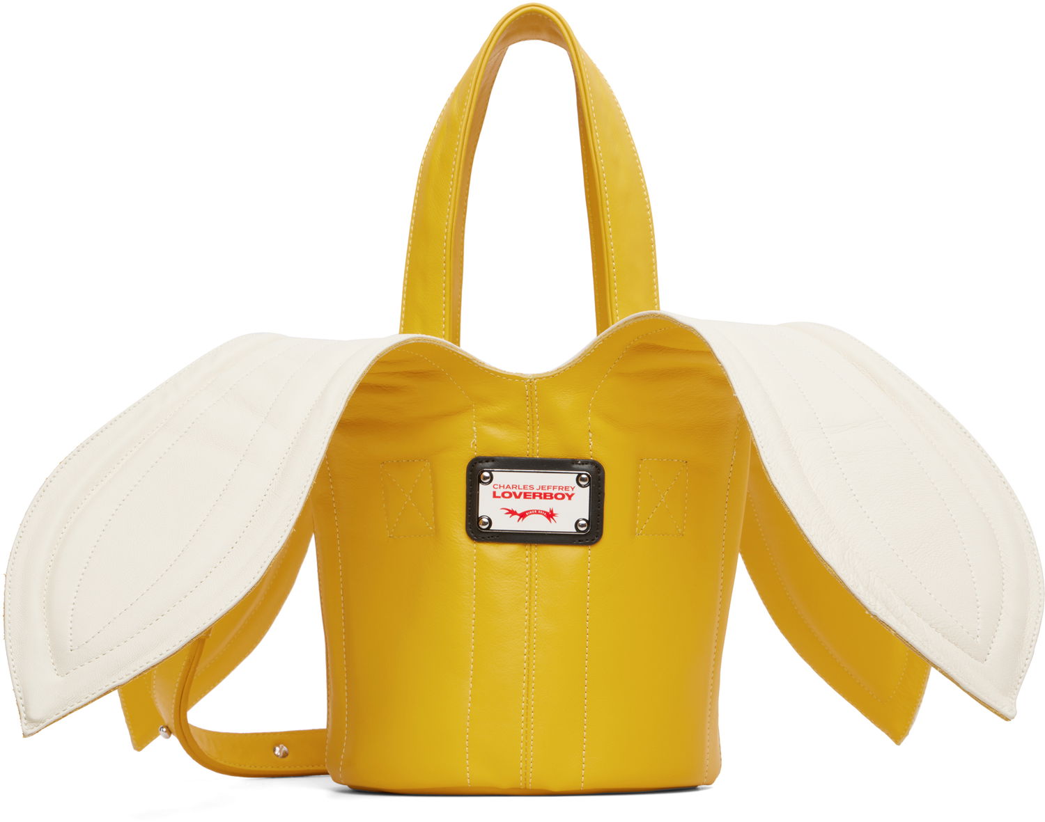 Дамска чанта Charles Jeffrey Loverboy Charles Jeffrey LOVERBOY Banana Bucket Bag Жълто | 52120102, 0