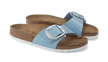 Кецове и обувки Birkenstock Madrid Big Buckle Birko-Flor Синьо | 1025834, 5