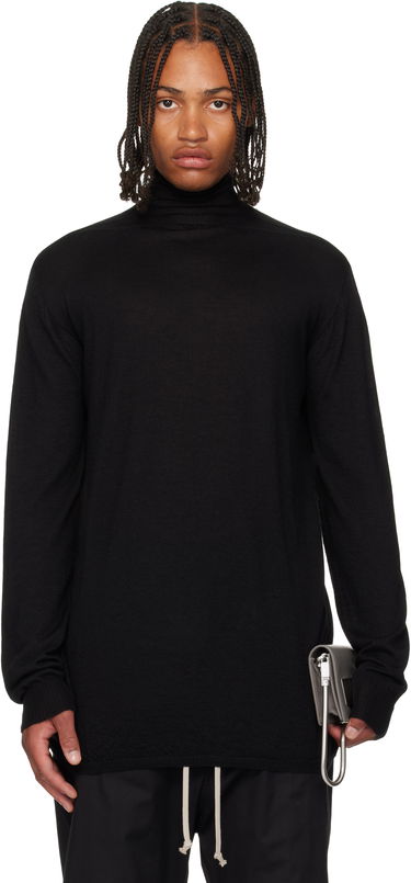 Пуловер Rick Owens Rick Owens Concordians Oversized Turtleneck Sweater Черно | RU02E1626 WS, 0
