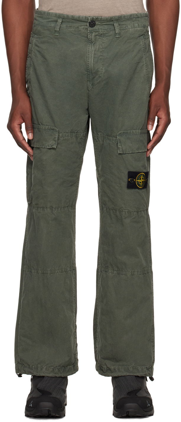 Карго панталони Stone Island Patch Cargo Pants "Khaki" Зелено | 8015311WA, 0