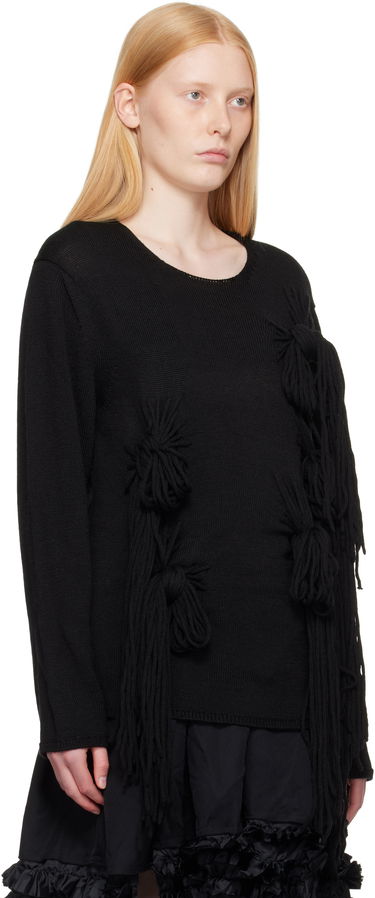 Пуловер Comme des Garçons Homme Plus Acrylic Wool Jersey Knot Sweater Черно | PO-N001-051, 1