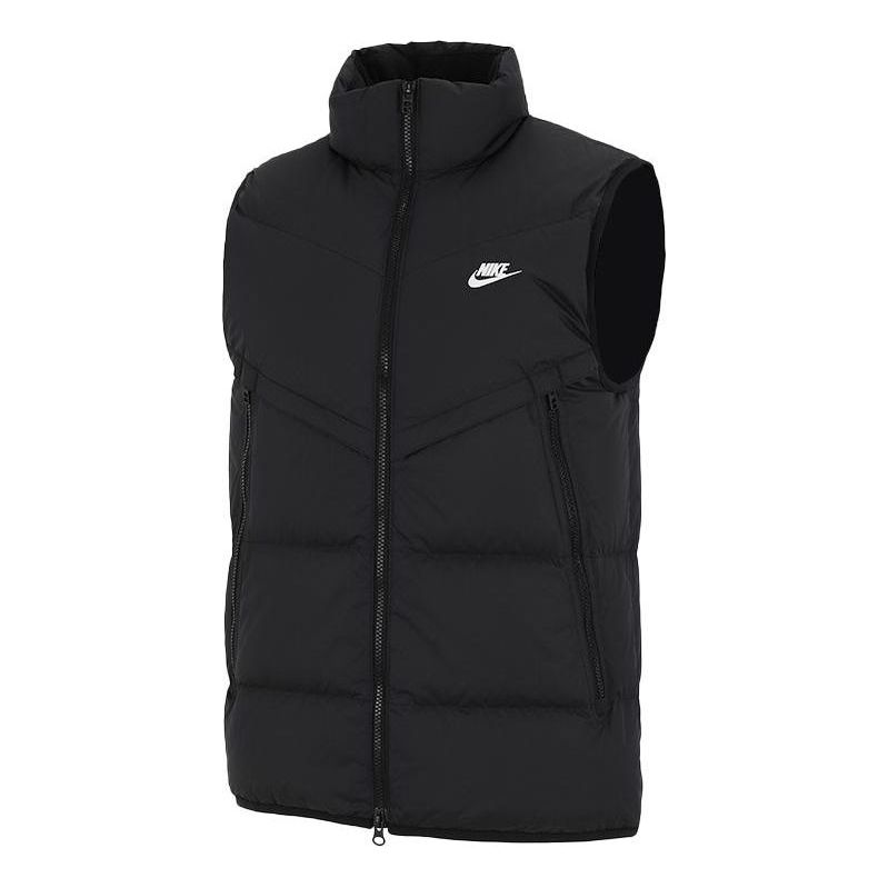 Жилетка Nike Sportswear Storm-fit Windrunner Logo Puffer Vest Черно | DD6818-010
