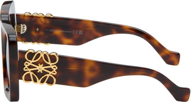 Слънчеви очила Loewe Beveled Square Maxi Anagram Sunglasses Кафяво | LW40176U@5152E 840126866049, 2