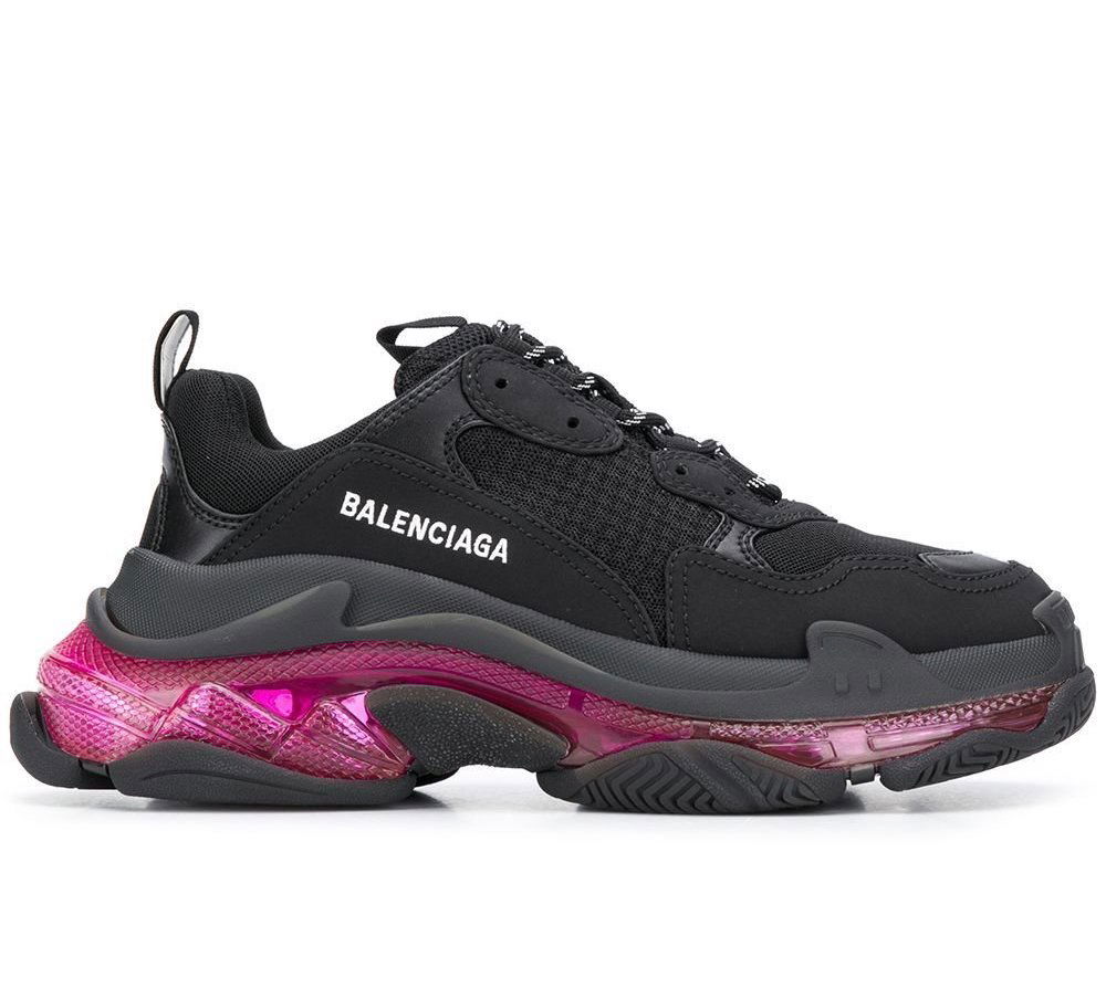 Кецове и обувки Balenciaga Triple S W Черно | 544351W2FR11053, 0