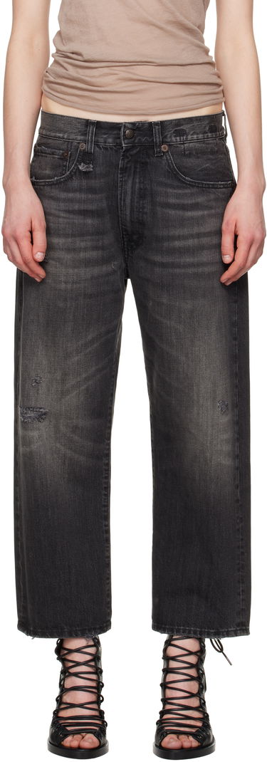 Дънки R13 R13 X-Boyfriend Distressed Jeans Черно | R13WD211-D284A, 0