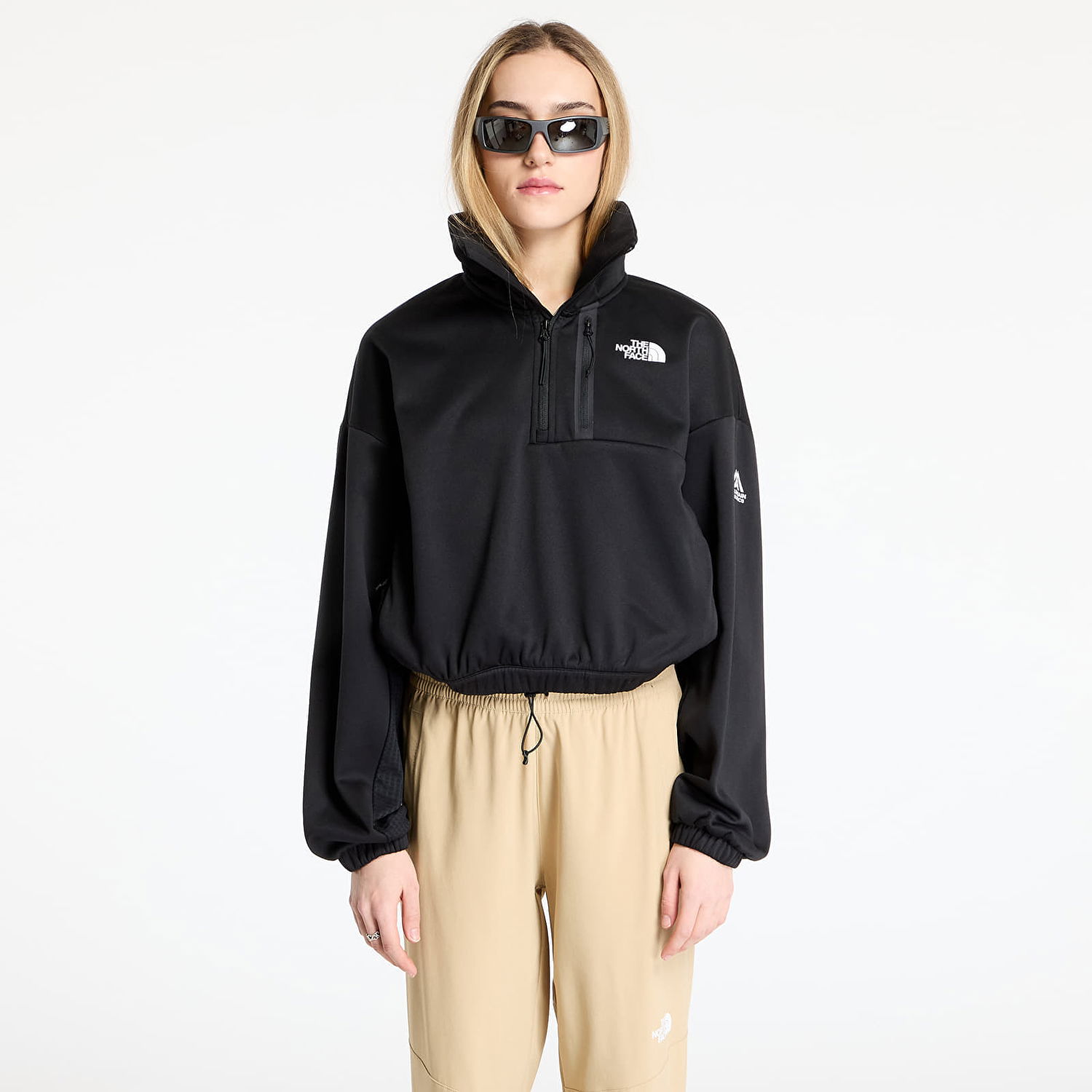 Пуловер The North Face Fleece Interest 1/4 Zip Sweatshirt Черно | NF0A8BFPJK31, 0