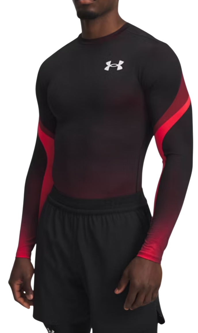 Тениска Under Armour Under Armour HeatGear Sub Crew Long Sleeve T-Shirt Черно | 6007631-600
