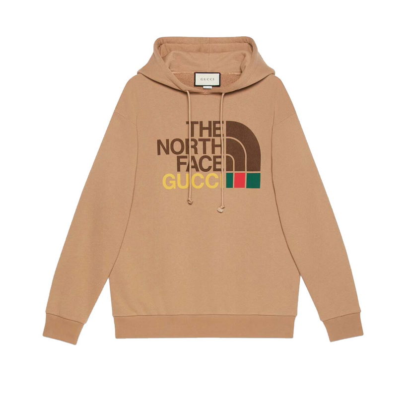 Суитчър Gucci The North Face x Cotton Sweatshirt Brown Бежово | ‎615061 XJDBY 2597