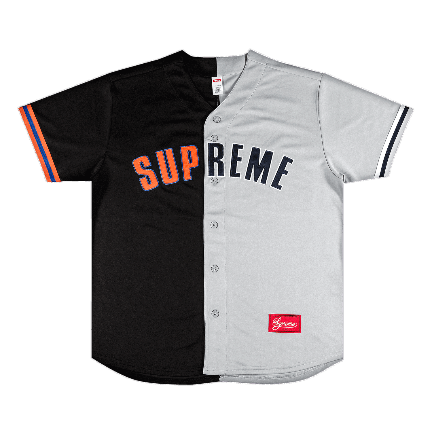 Фланелка Supreme Don't Hate Baseball Jersey Сиво | SS21KN11 BLACK, 0