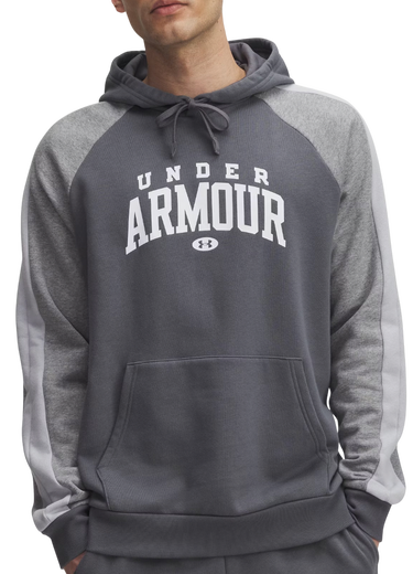 Суитчър Under Armour Rival Fleece Color Block Hoodie Сиво | 6003958-025, 0