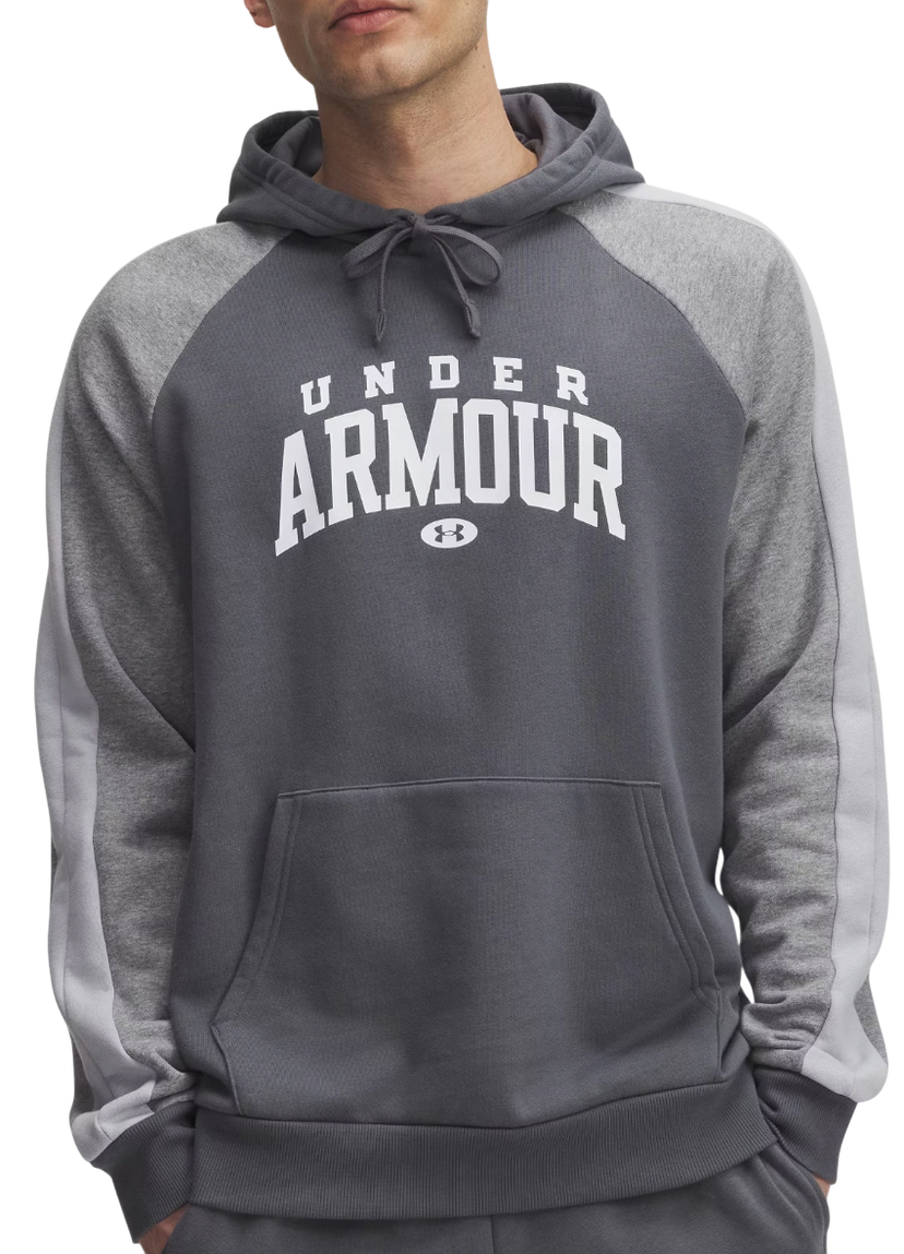 Суитчър Under Armour Rival Fleece Color Block Hoodie Сиво | 6003958-025