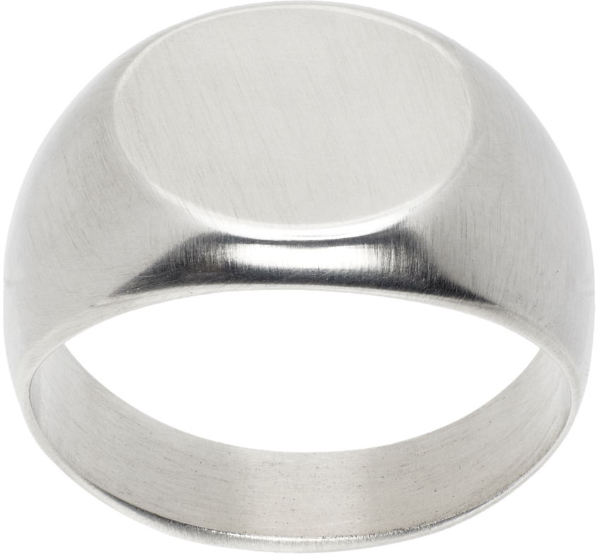 Пръстен Jil Sander Classic Chevalier Ring Сиво | J29UQ0002 P4865, 0