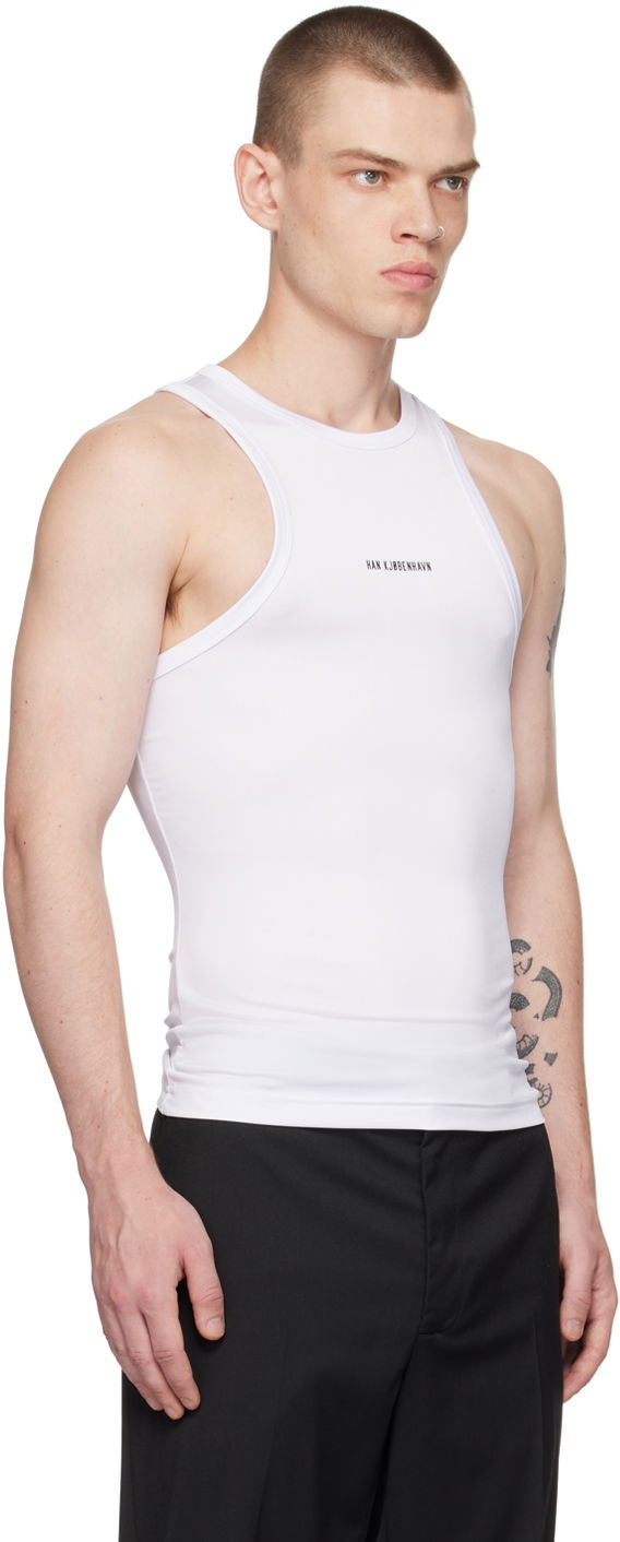 Потник Han Kjøbenhavn Designer Bonded Tank Top Бяло | M-132840, 1