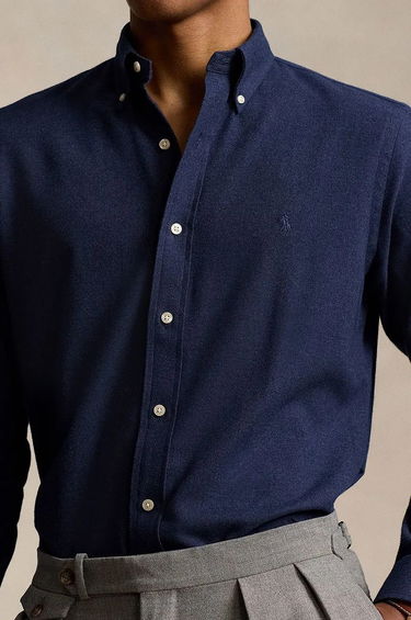 Риза Polo by Ralph Lauren Slim Fit Button-Down Shirt Тъмно синьо | 710953354, 3