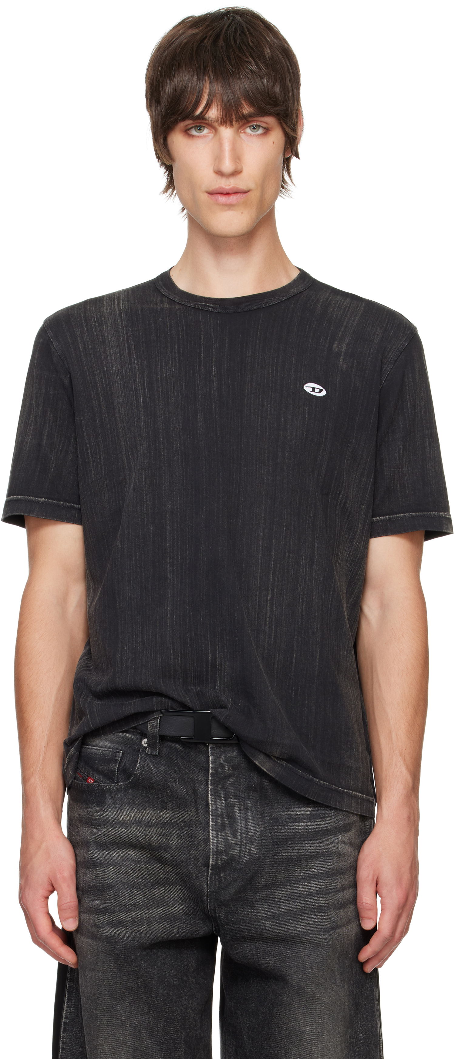 Тениска Diesel T-Shirt T-Adjust-K8 Short Sleeve Черно | A14821-0QKAV-9XX, 0