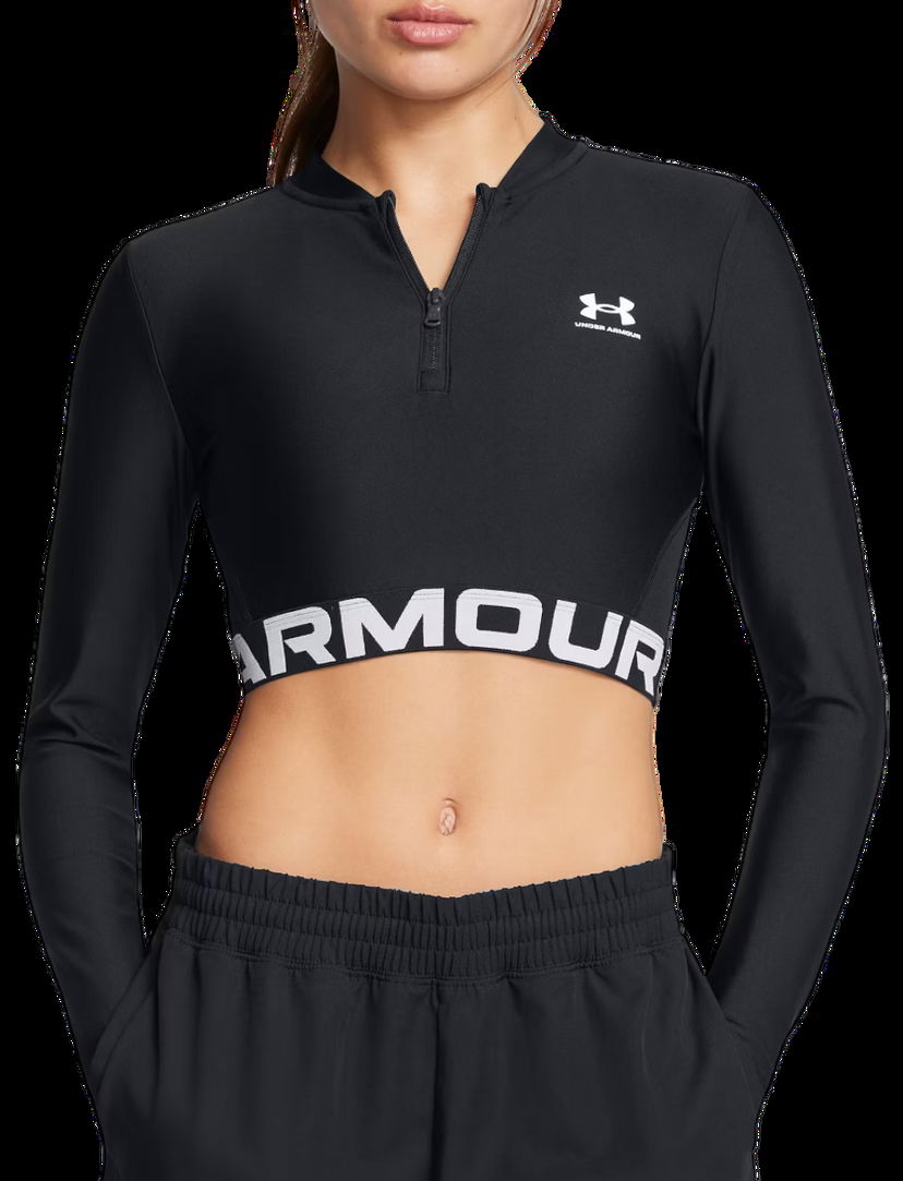 Тениска Under Armour HeatGear® Rib Shirt Черно | 1388692-001