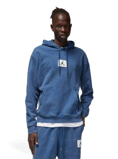 Суитчър Jordan Essential Washed Fleece Hoodie Синьо | DR3087-493