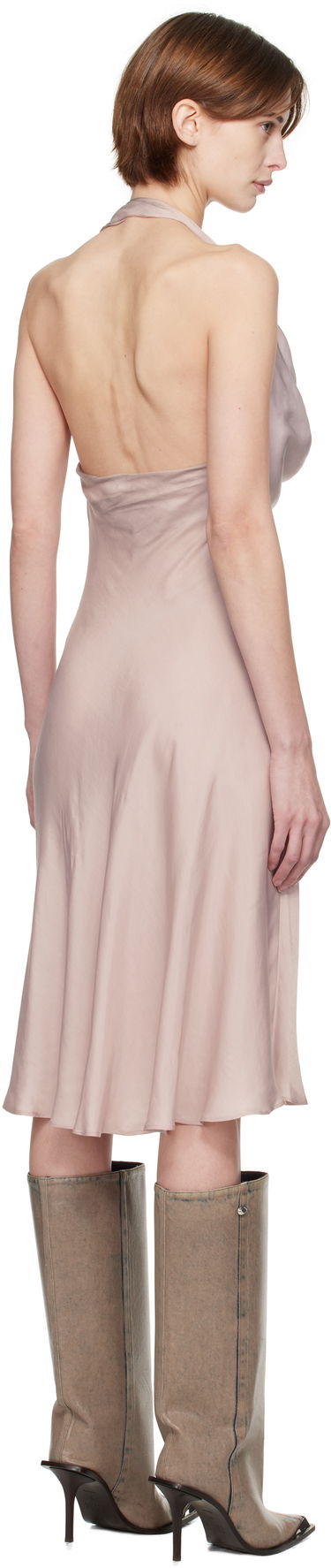 Pокля Diesel Diesel D-Estiny Halter Neck Midi Dress Розово | A16221 0JNAC, 2