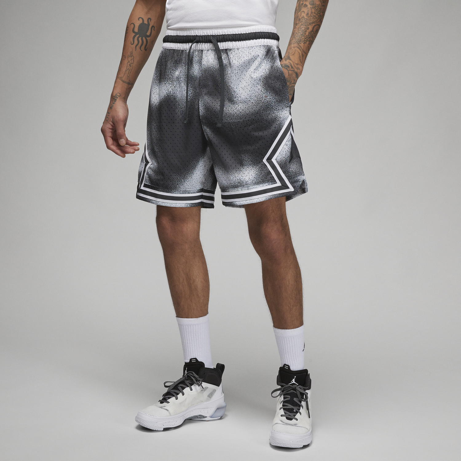Къси панталони Nike Dri-FIT Sport Diamond Сиво | FB7576-070, 0