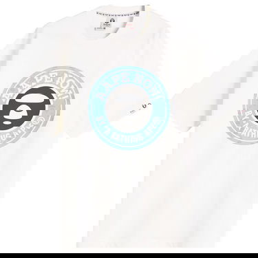 Тениска AAPE by A Bathing Ape AAPE Stamp T-Shirt, Size Large Бяло | AAPTEM1638XX-IVO, 0
