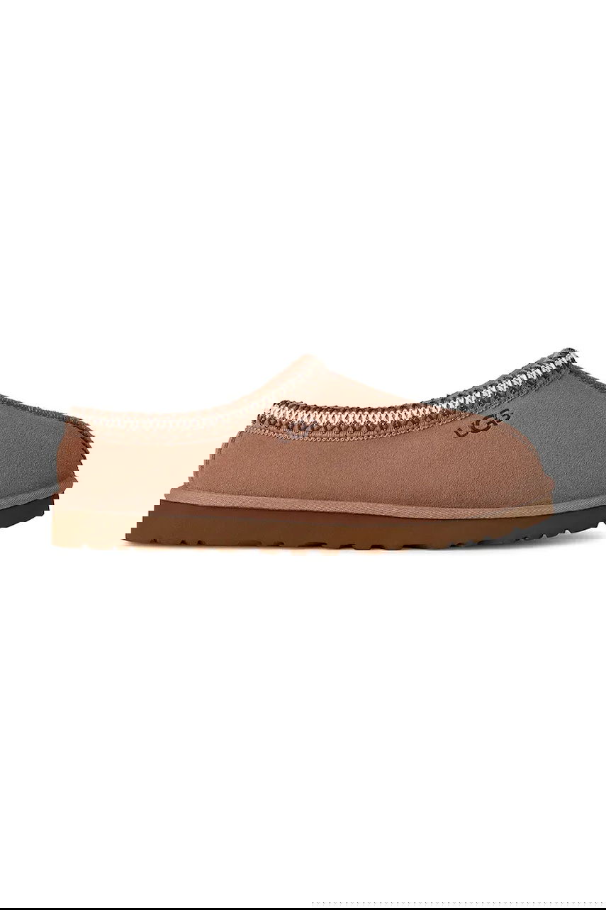 Кецове и обувки UGG Tasman II Suede Slipper with Braided Trim Кафяво | 1174671.RYK, 0