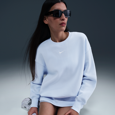 Пуловер Nike Sportswear Phoenix Fleece Crew Sweatshirt Синьо | FZ4270-423, 4