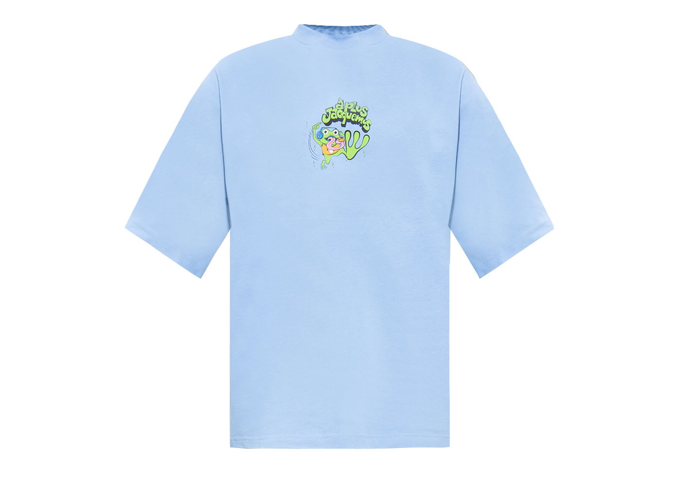 Тениска Jacquemus Le TGrenouille Frog Print Синьо | 226JS068-2099-3BX, 0