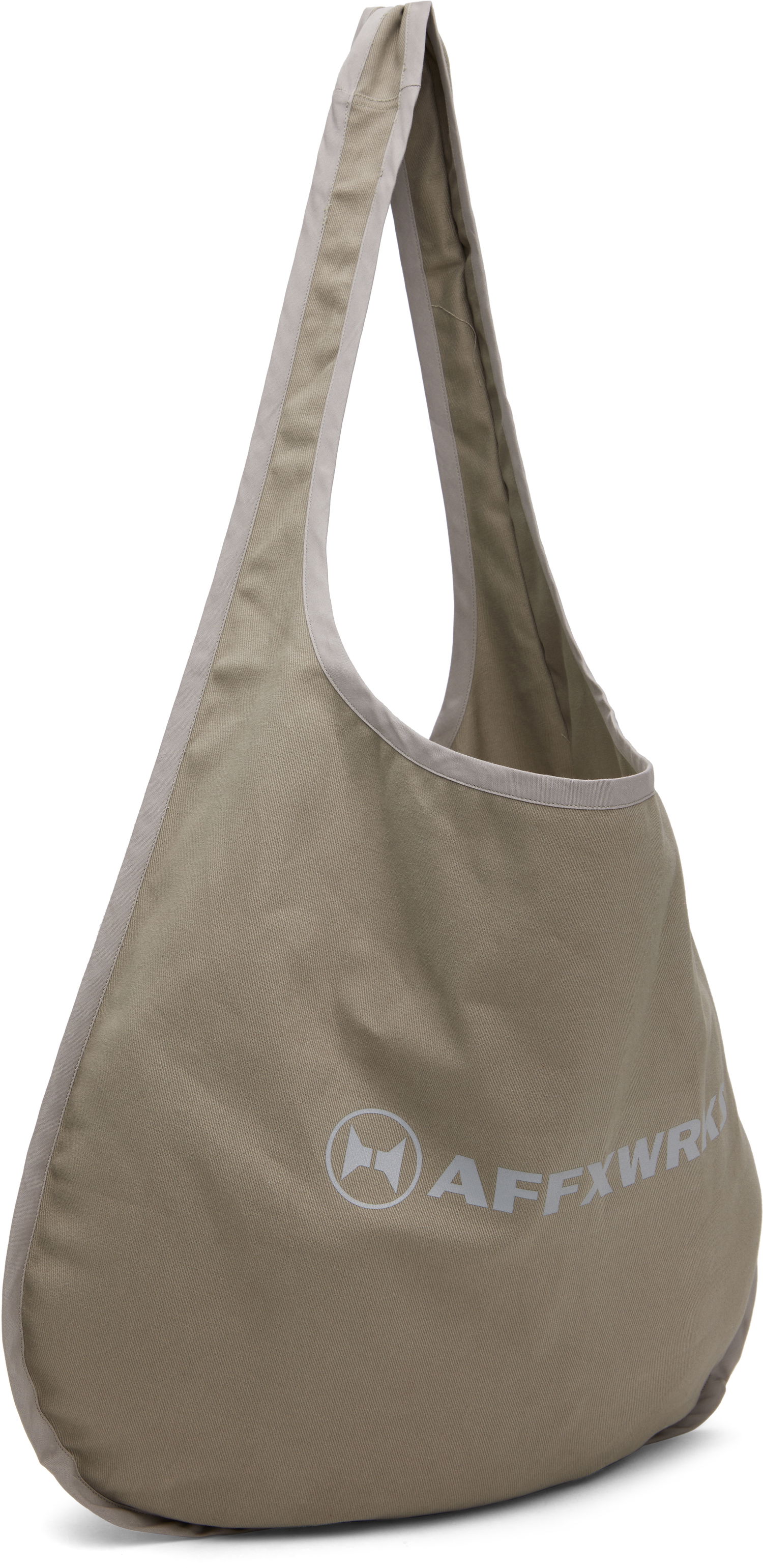 Голяма пазарска чанта AFFXWRKS AFFXWRKS Circular Tote Bag Бежово | FW24AC03, 1