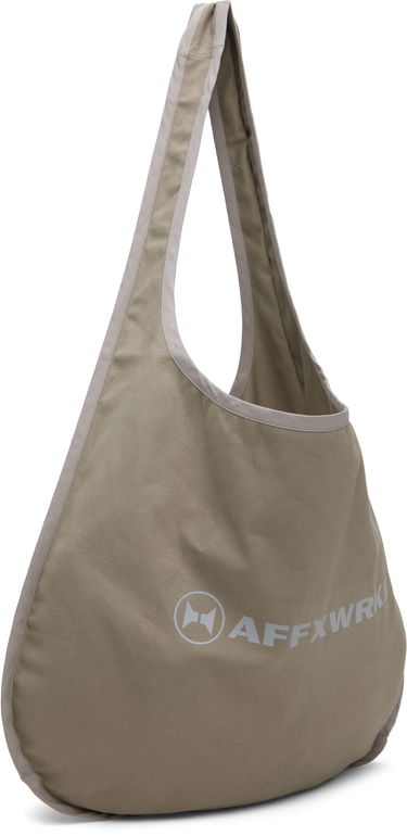 Голяма пазарска чанта AFFXWRKS AFFXWRKS Circular Tote Bag Бежово | FW24AC03, 1