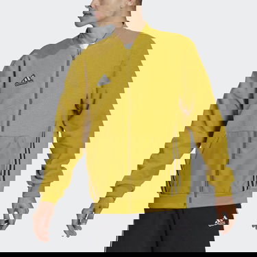 Яке бомбър adidas Originals Essentials Holiday Pack Sherpa Bomber Jacket Жълто | HL6919, 5