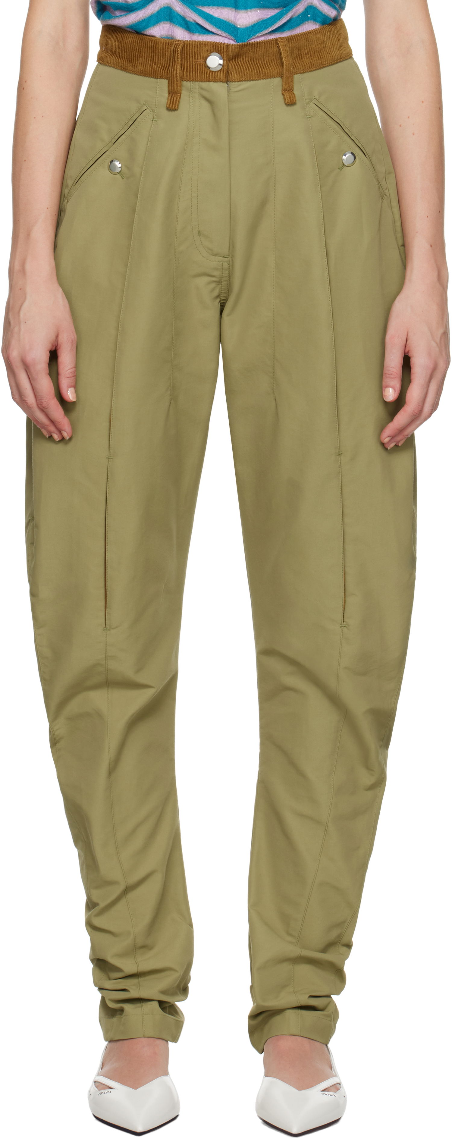 Панталони KIKO KOSTADINOV Chasseur Trousers Зелено | KKWAW24T02-7, 0