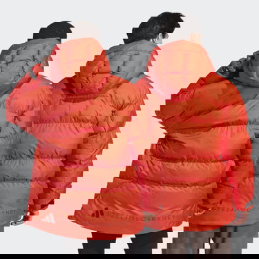 Пухо яке adidas Originals Stella McCartney x Mid-Length Padded Winter Jacket Червено | IA9125, 5