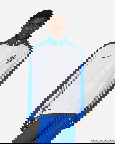 Яке Nike Brazil 1998 Reissue Replica Football Track Jacket White / Lyon Blue Бяло | FZ6681-100, 0