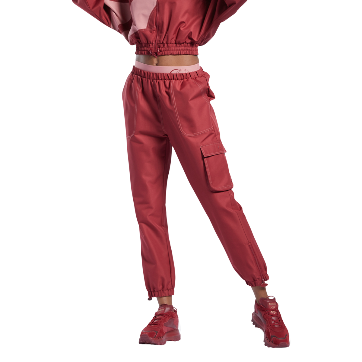 Карго панталони Reebok RBK CARDI Cargo Pants Червено | HD4769, 0