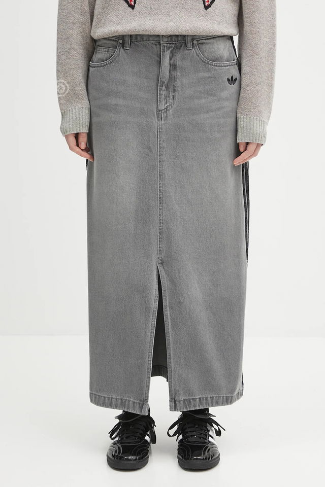 adidas Originals Denim Maxi Skirt
