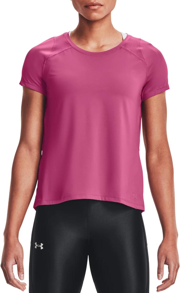 Тениска Under Armour T-Shirt IsoChill Run 200 Short Sleeve Розово | 1361926-678, 0